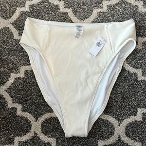 Old navy ribbed high waisted  bikini bottom.L NWT